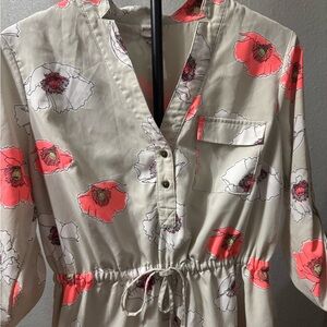 Merona Floral High Low Dress